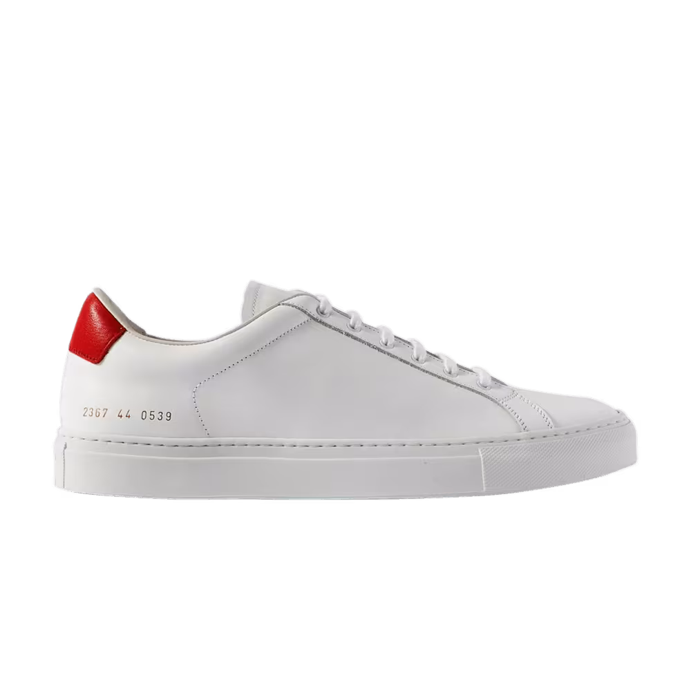 Common Projects Low White Red