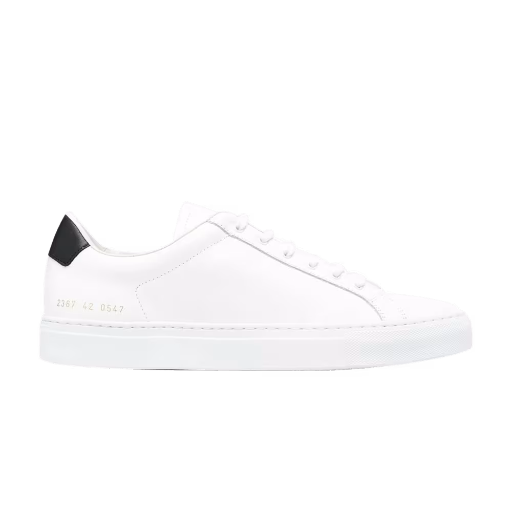 Common Projects Low White Black