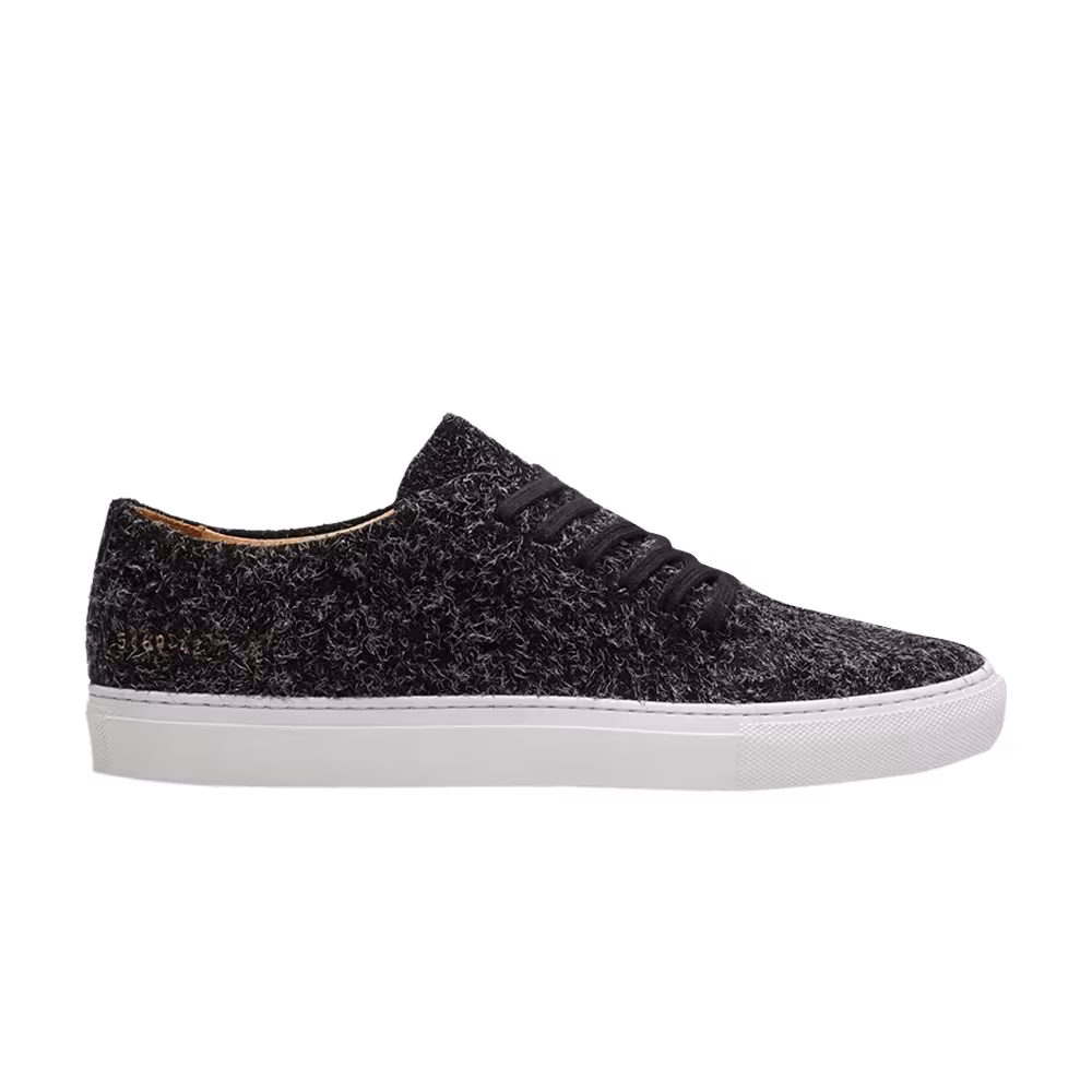 Common Projects Court Low Suede Black