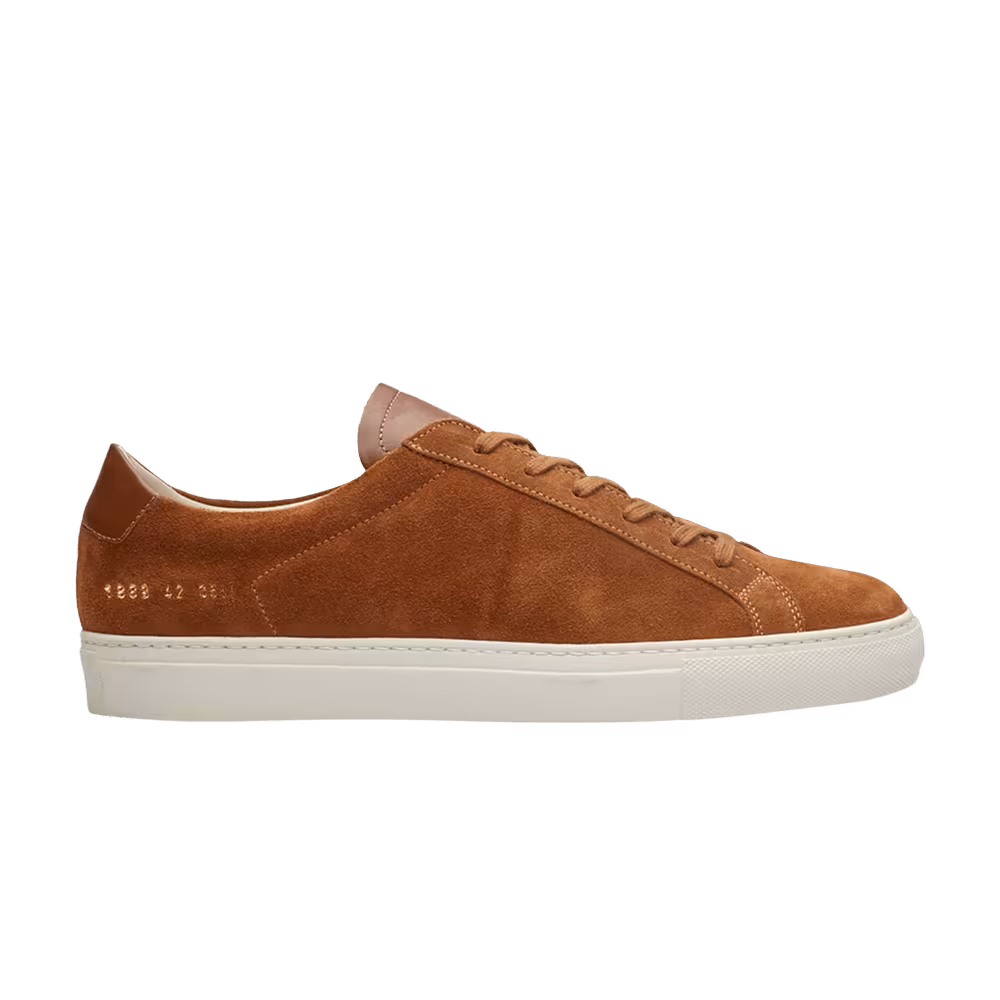 Common Projects Achilles Low Premium Tan Suede
