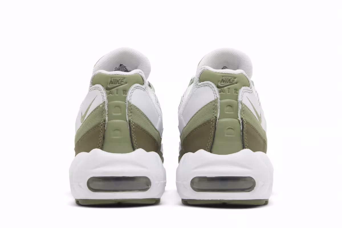 Nike Air Max 95 White Oil Green, view 7