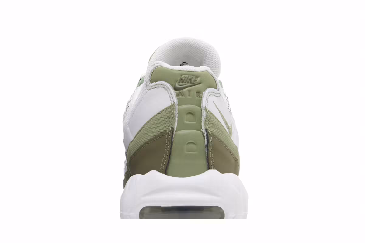 Nike Air Max 95 White Oil Green, view 8