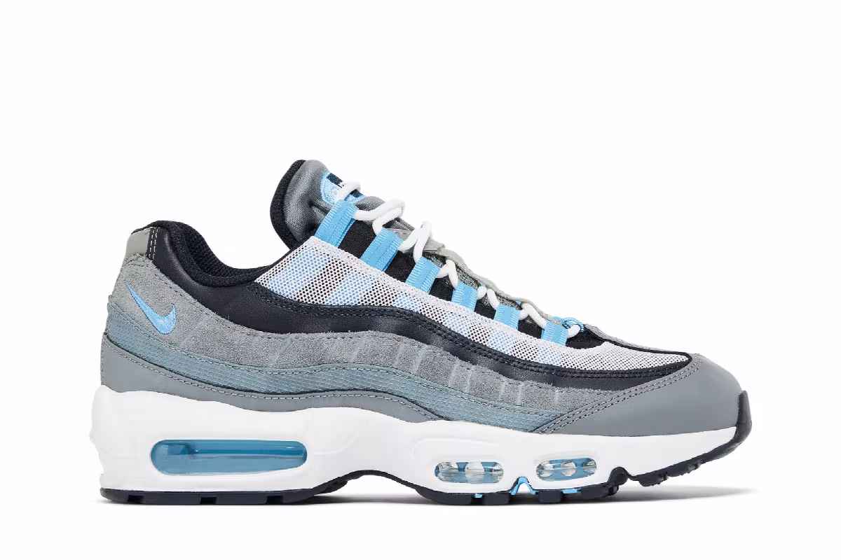 Nike Air Max 95 Cool Grey University Blue, view 2