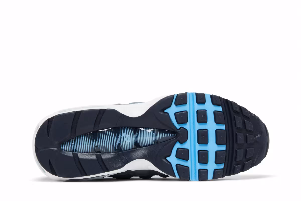 Nike Air Max 95 Cool Grey University Blue, view 5