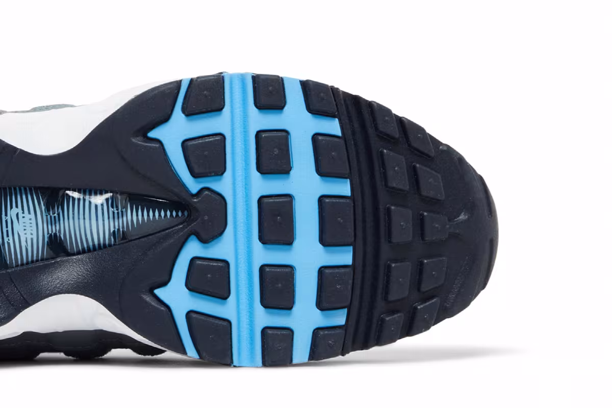 Nike Air Max 95 Cool Grey University Blue, view 6