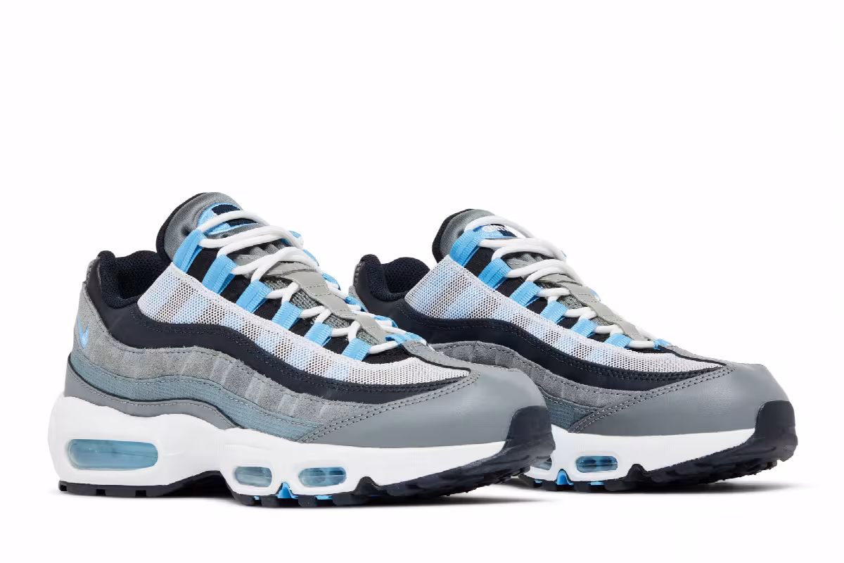 Nike Air Max 95 Cool Grey University Blue, view 9