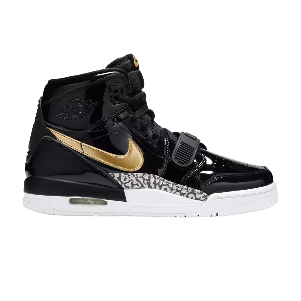 Air Jordan Legacy 312 GS Black Metallic Gold