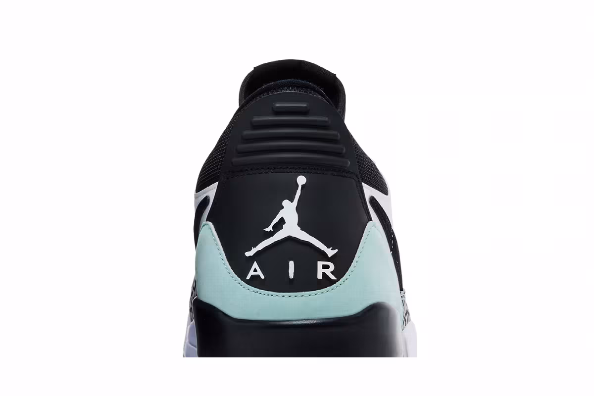 Air Jordan Legacy 312 Low White Black Mineral-Wolf Grey, view 8