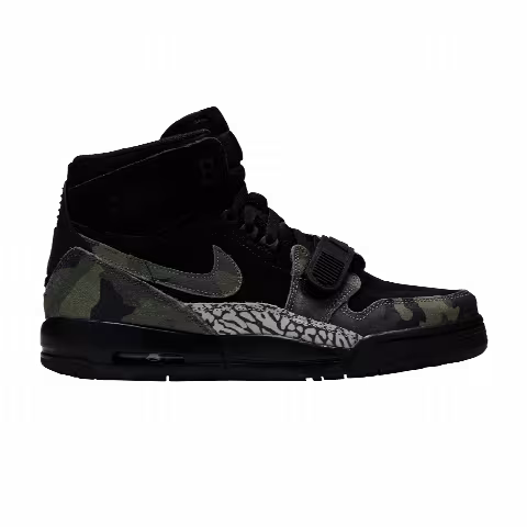 Air Jordan Legacy 312 GS 'Black Camo Green'
