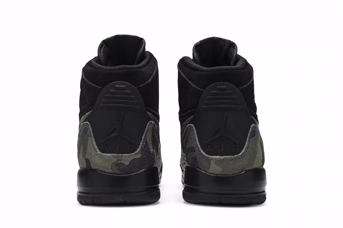 Air Jordan Legacy 312 GS Black Camo Green, view 7