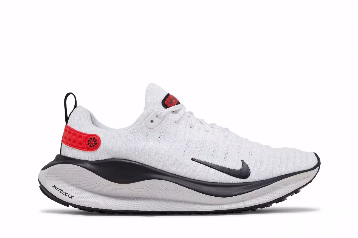 Nike ReactX Infinity Run 4 White Light Crimson, view 2