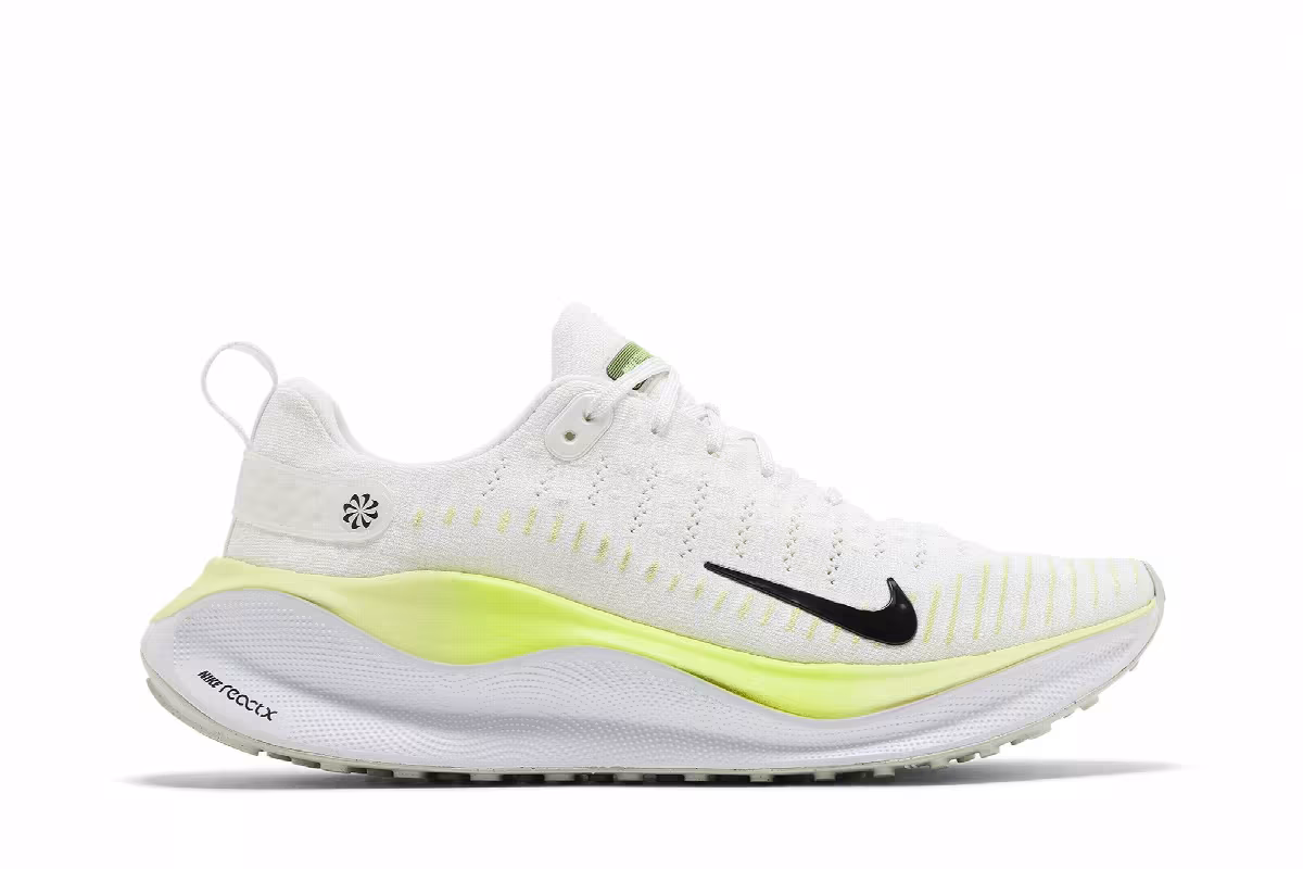 Nike ReactX Infinity Run 4 White Light Lemon Twist, view 2