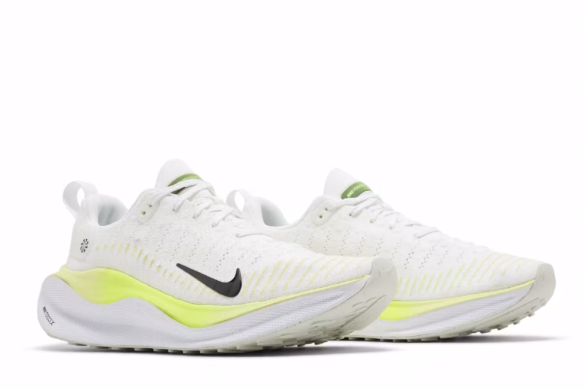 Nike ReactX Infinity Run 4 White Light Lemon Twist, view 9