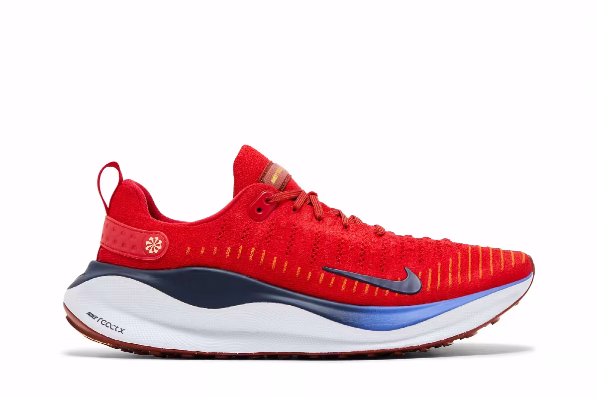 Nike ReactX Infinity Run 4 University Red Midnight Navy, view 2