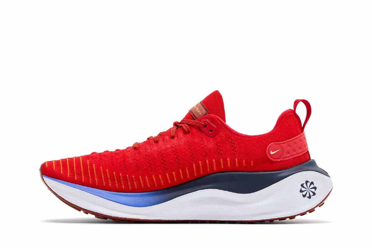 Nike ReactX Infinity Run 4 University Red Midnight Navy, view 4