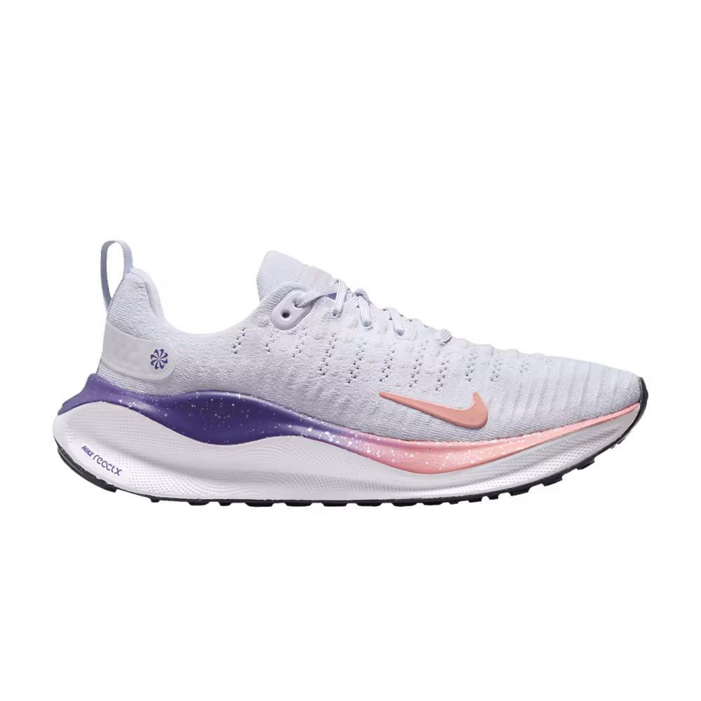 Nike ReactX Infinity Run Football Grey Court Purple