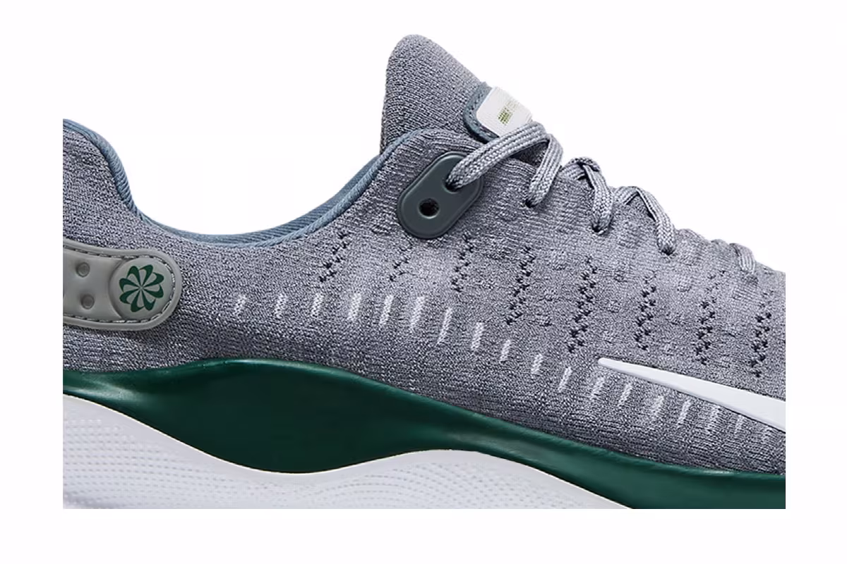 Nike ReactX Infinity Run 4 TB Cool Grey Gorge Green, view 3