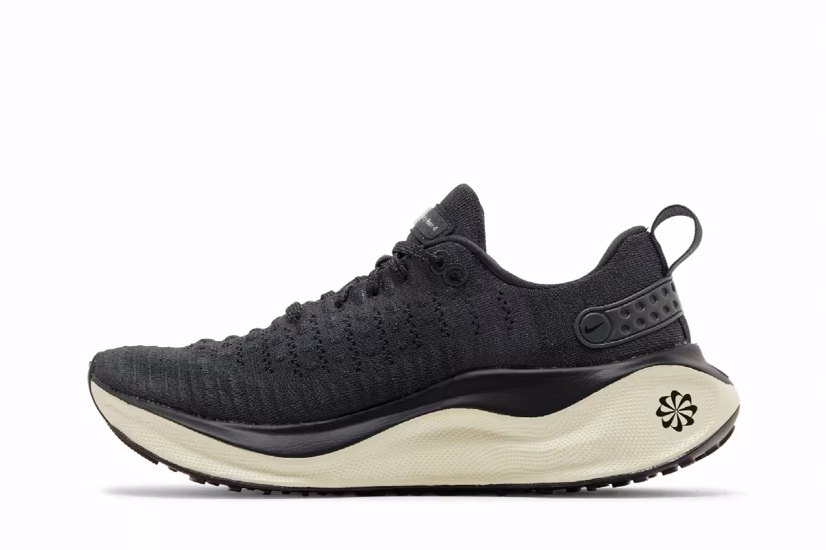 Nike Women's ReactX Infinity Run 4 Dark Smoke Grey Metallic Gold, view 4