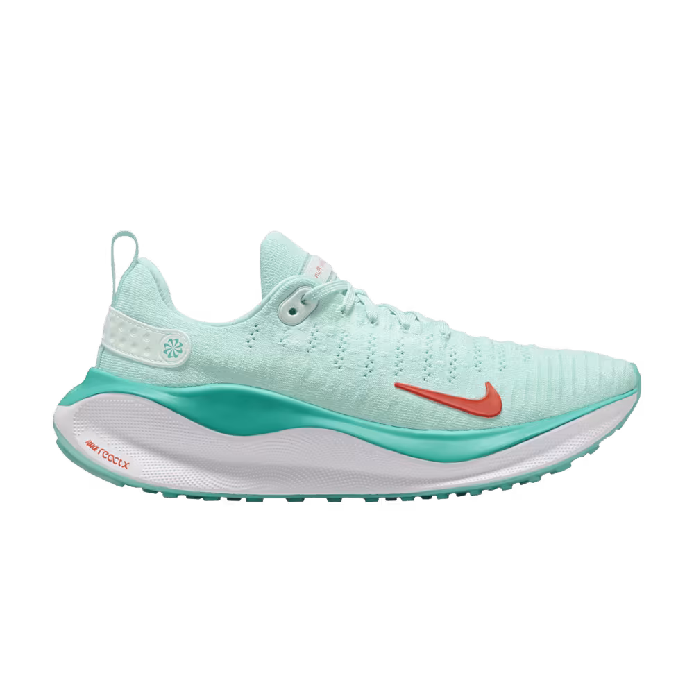 Nike Women's ReactX Infinity Run 4 Jade Ice Picante Red