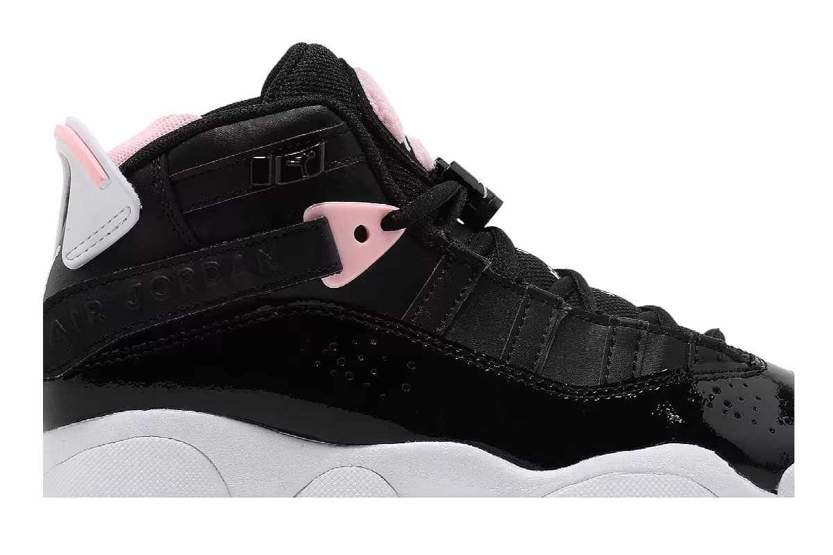 Air Jordan 6 Rings GS Black Arctic Punch, view 3