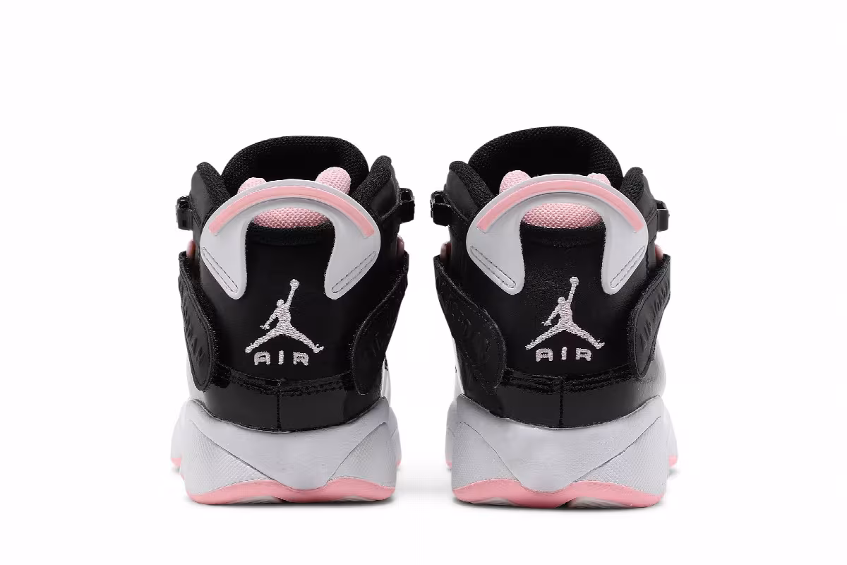 Air Jordan 6 Rings GS Black Arctic Punch, view 7