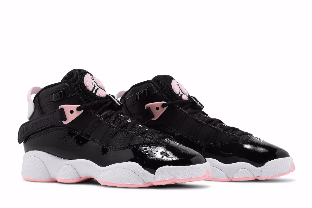 Air Jordan 6 Rings GS Black Arctic Punch, view 9