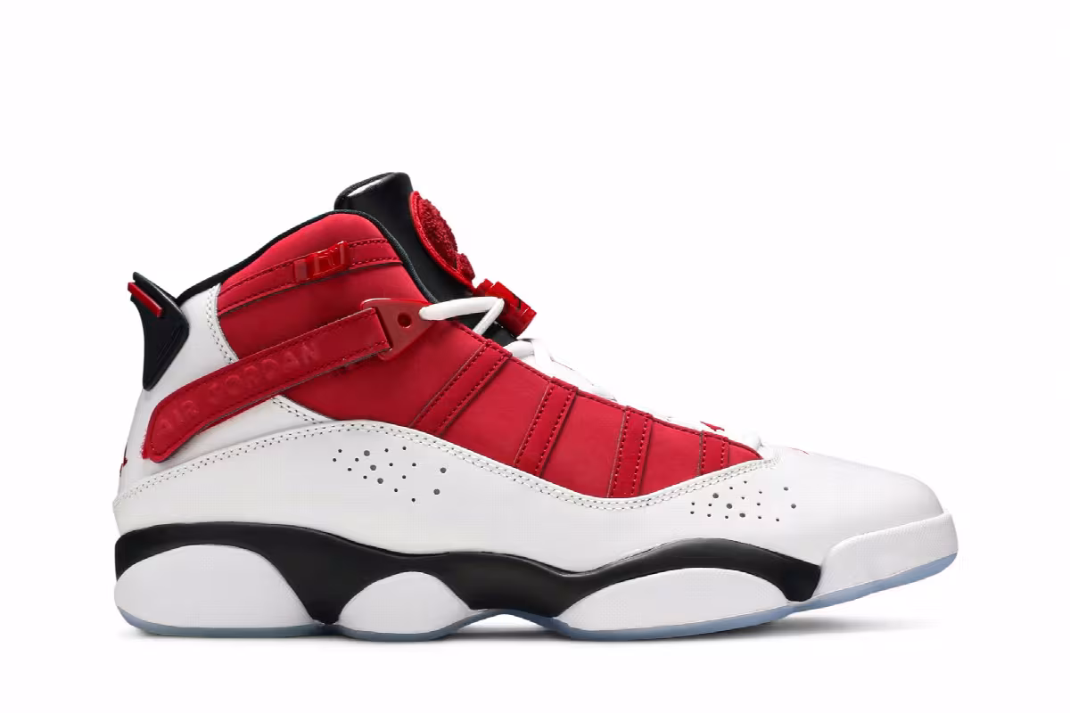 Air Jordan 6 Rings White Carmine, view 2