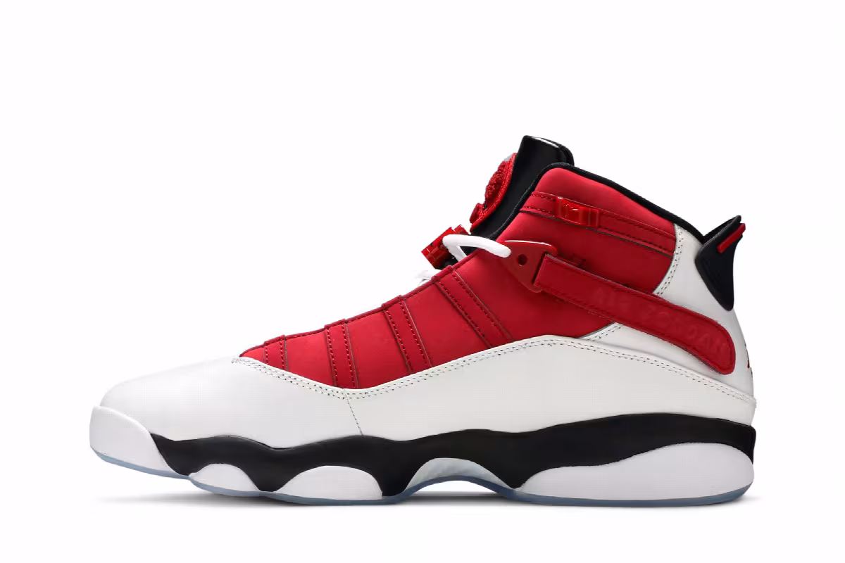 Air Jordan 6 Rings White Carmine, view 4