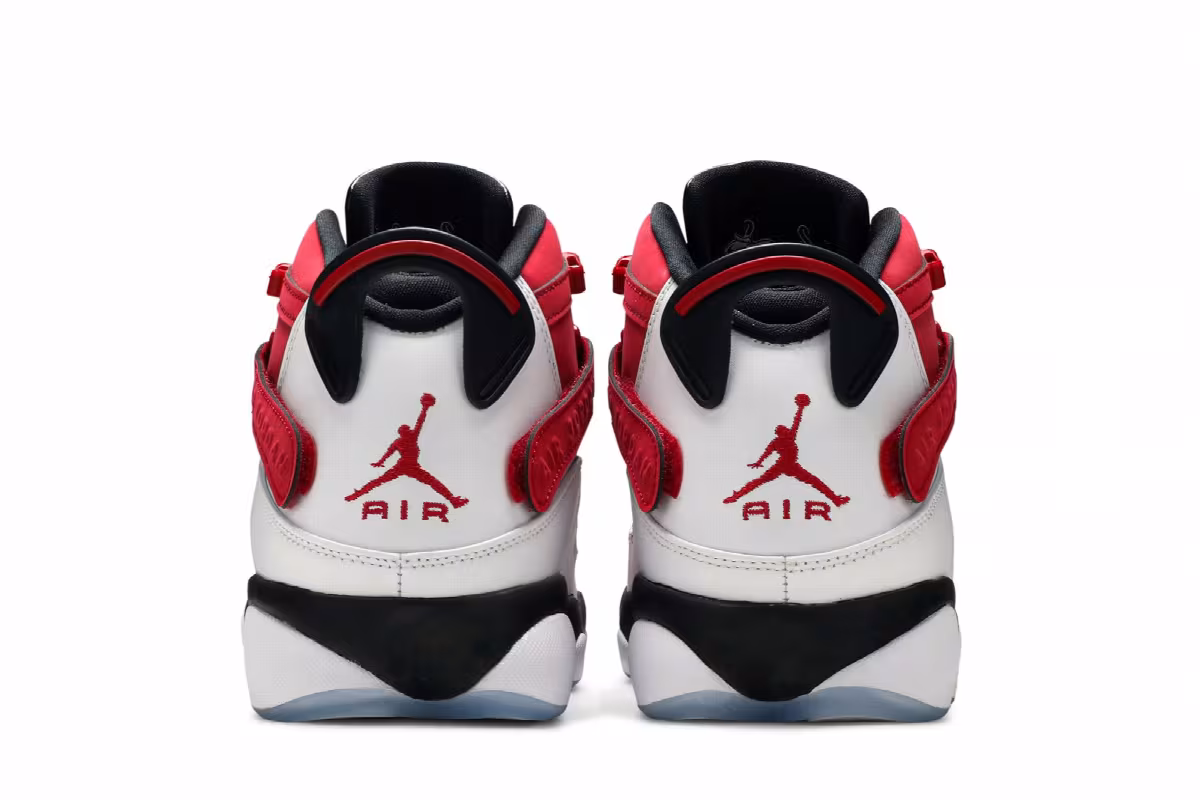 Air Jordan 6 Rings White Carmine, view 7
