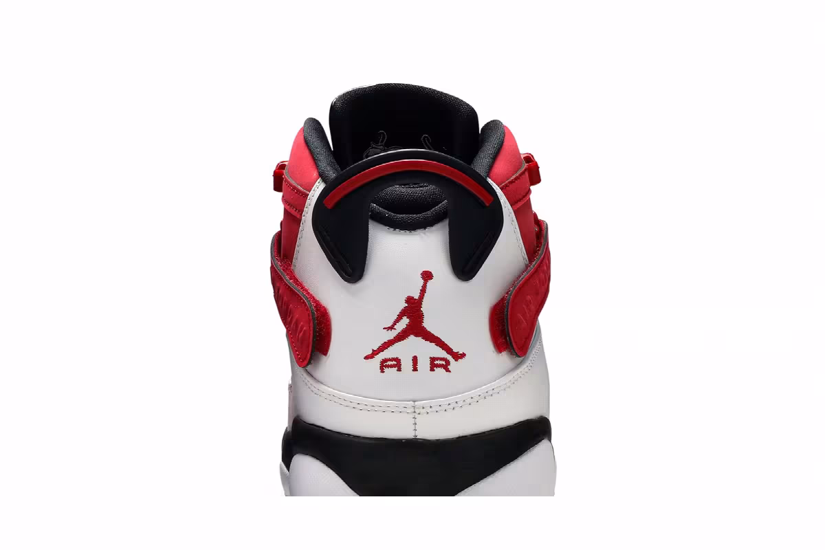 Air Jordan 6 Rings White Carmine, view 8