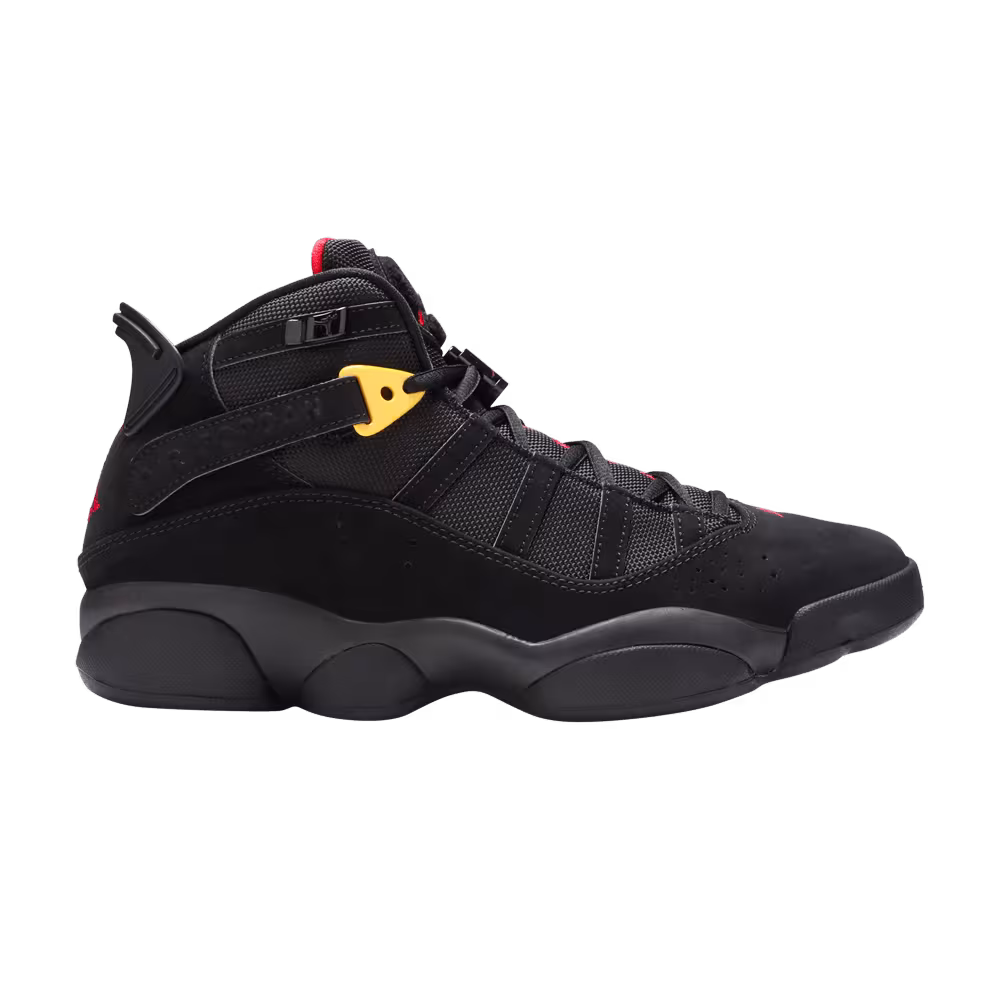Air Jordan 6 Rings Black Red Sulfur