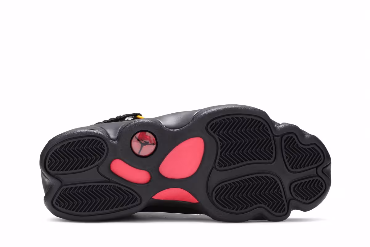 Air Jordan 6 Rings Black Red Sulfur, view 5