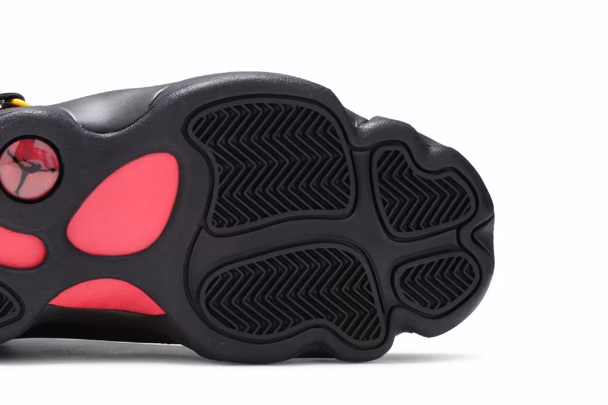 Air Jordan 6 Rings Black Red Sulfur, view 6