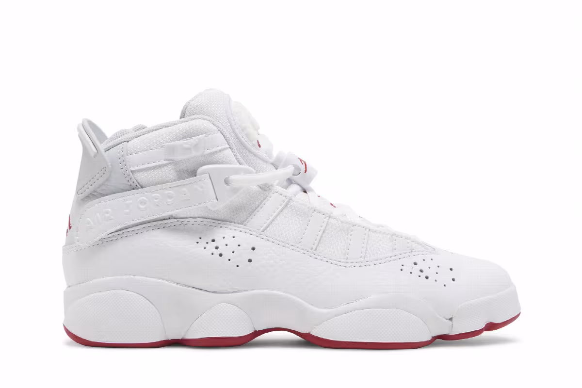 Air Jordan 6 Rings GS White Mystic Hibiscus, view 2