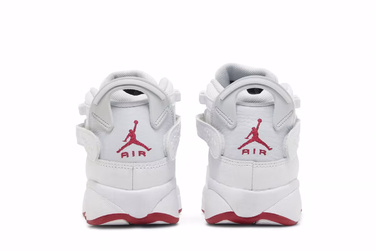 Air Jordan 6 Rings GS White Mystic Hibiscus, view 7