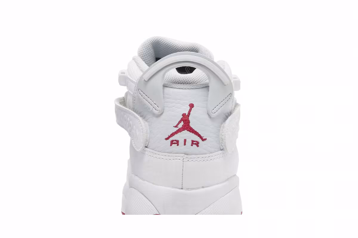 Air Jordan 6 Rings GS White Mystic Hibiscus, view 8