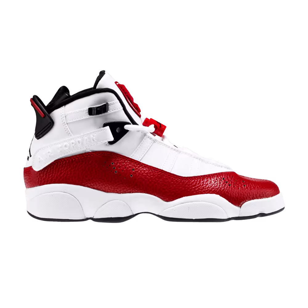 Air Jordan 6 Rings GS White Red