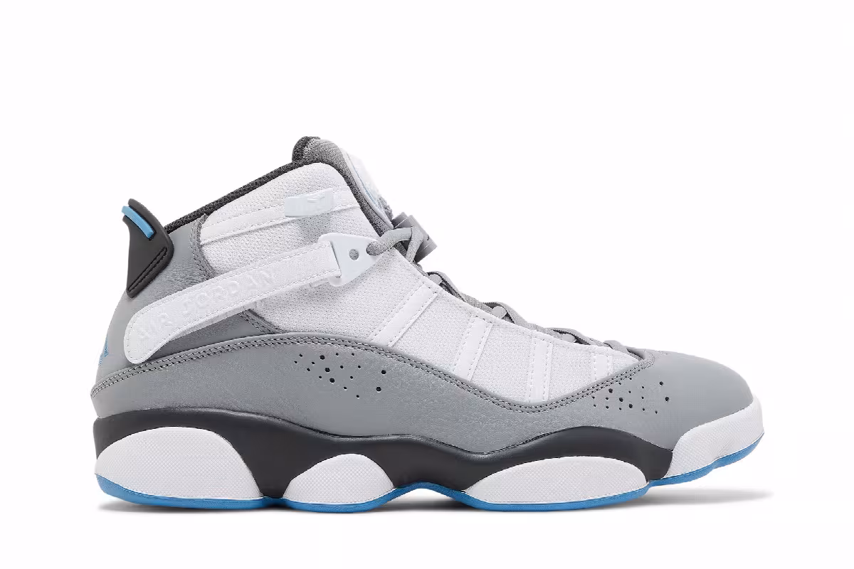 Air Jordan 6 Rings White Particle Grey, view 2