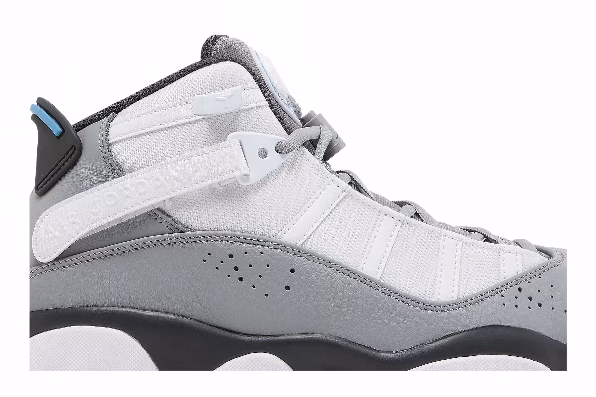 Air Jordan 6 Rings White Particle Grey, view 3