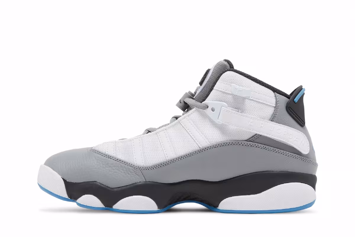 Air Jordan 6 Rings White Particle Grey, view 4