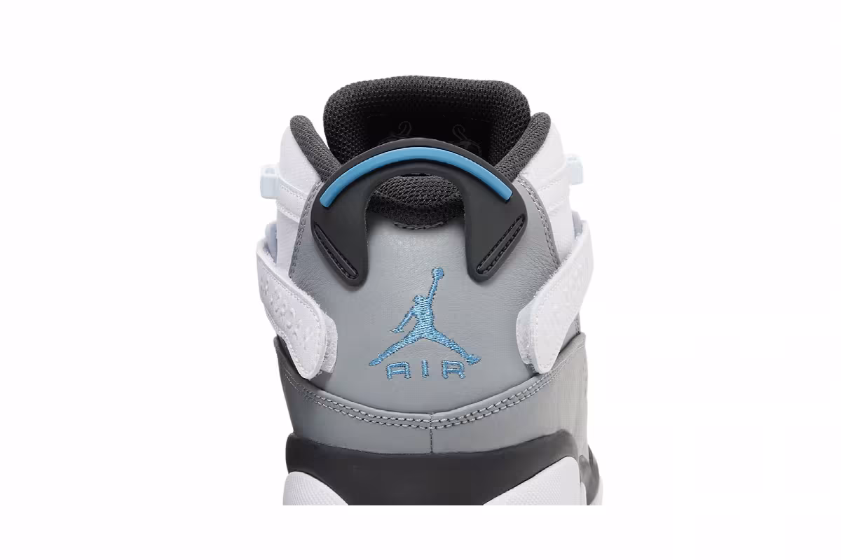 Air Jordan 6 Rings White Particle Grey, view 8