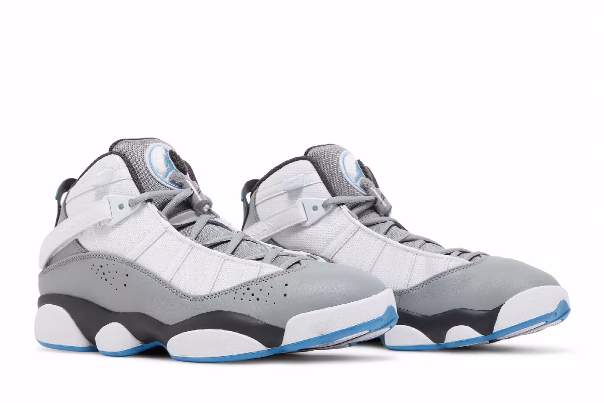 Air Jordan 6 Rings White Particle Grey, view 9