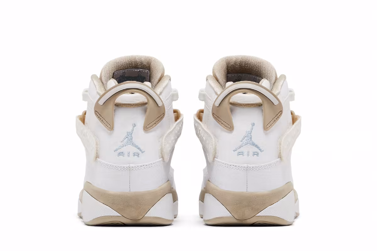 Air Jordan 6 Rings GS White Sand, view 7
