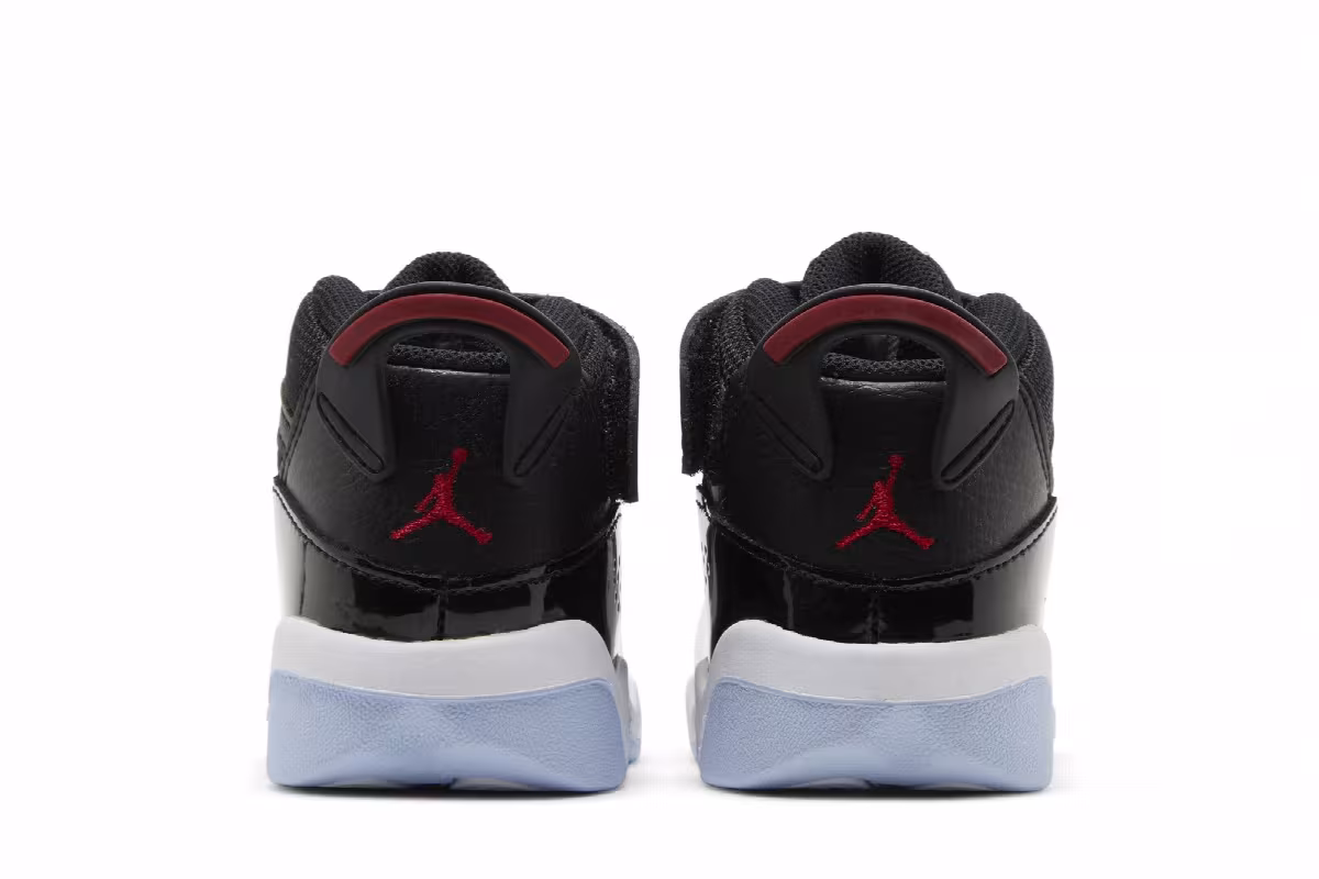 Air Jordan 6 Rings TD Black Gym Red, view 7