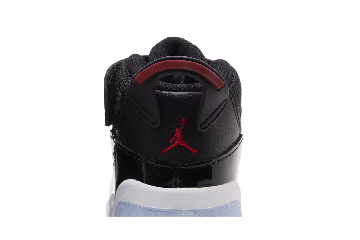 Air Jordan 6 Rings TD Black Gym Red, view 8