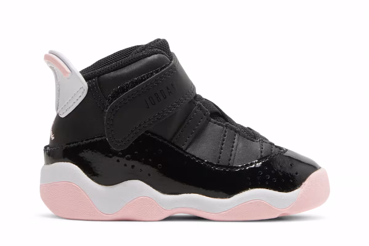 Air Jordan 6 Rings TD Black Arctic Punch, view 2