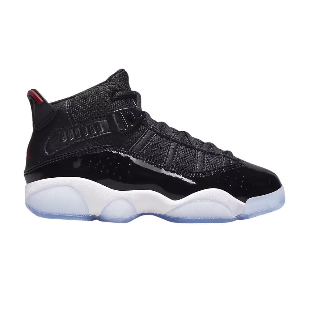Air Jordan 6 Rings PS Black Gym Red