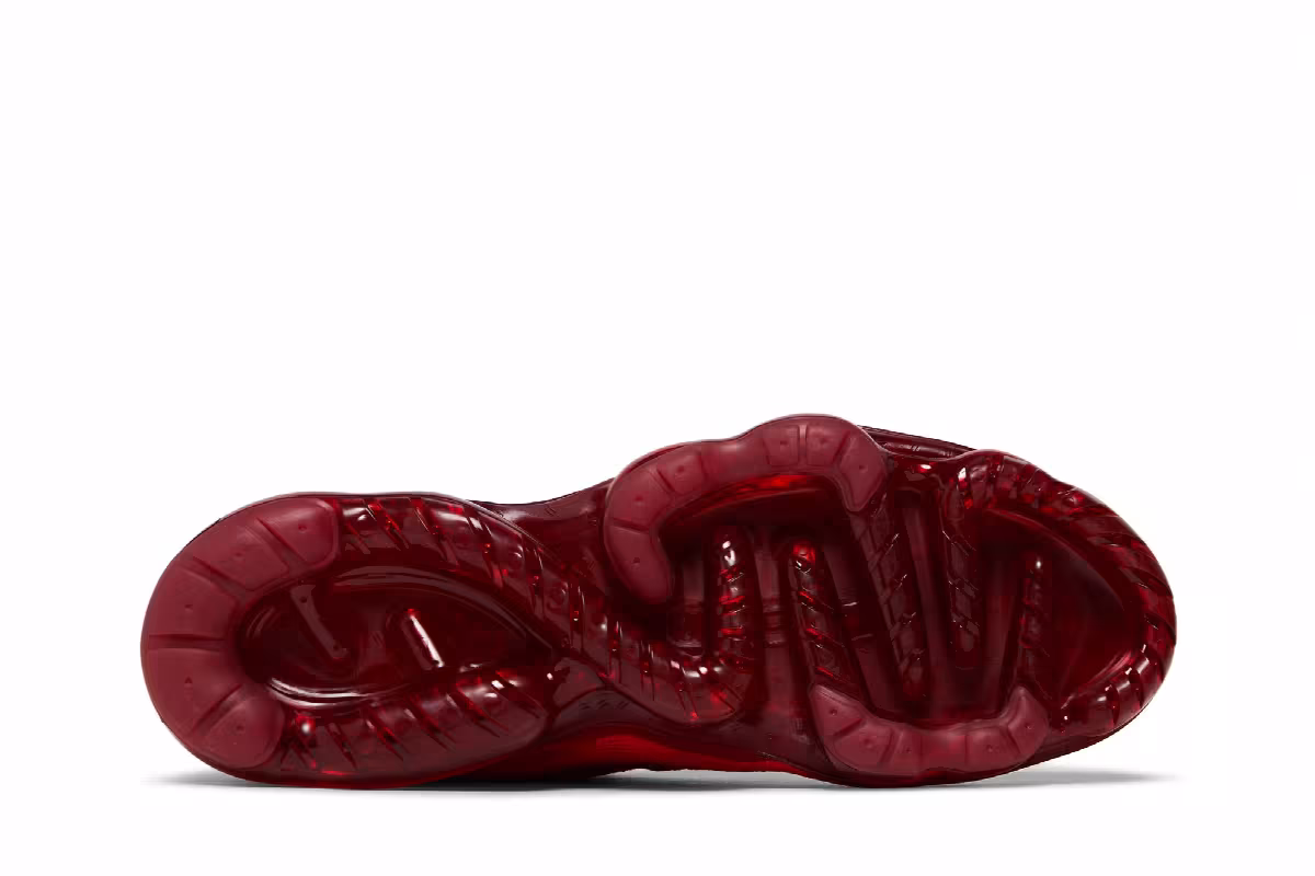 Nike Air VaporMax 2023 Flyknit Triple Red, view 5