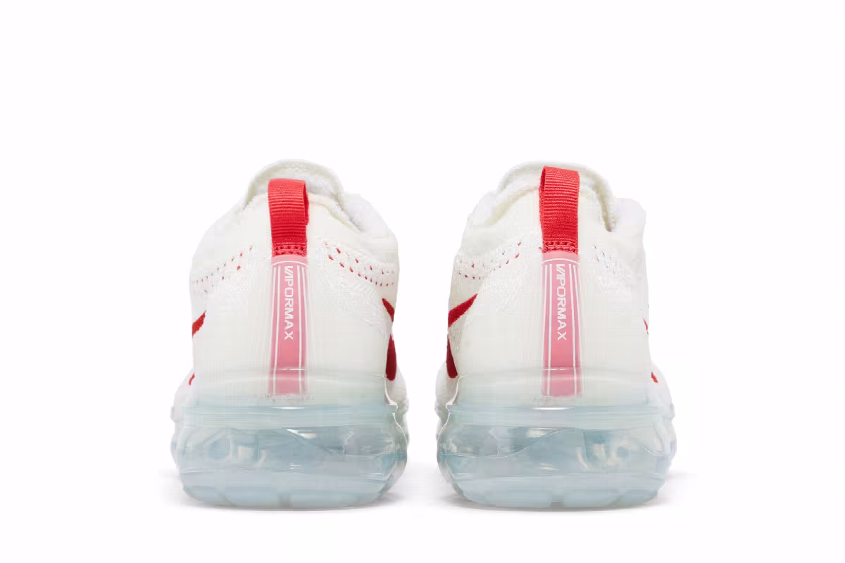 Nike Women's Air VaporMax 2023 Flyknit Sail Track Red, view 7