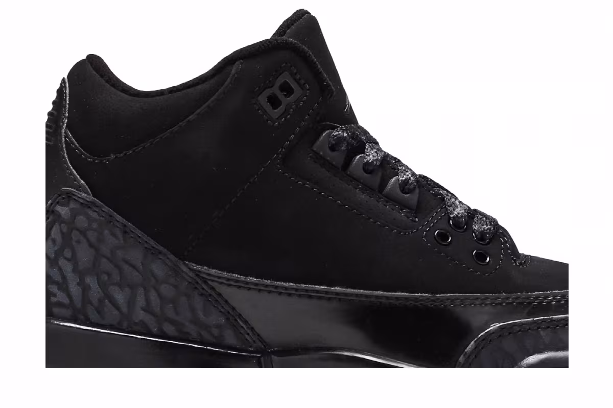 Air Jordan 3 GS Black Cat, view 3